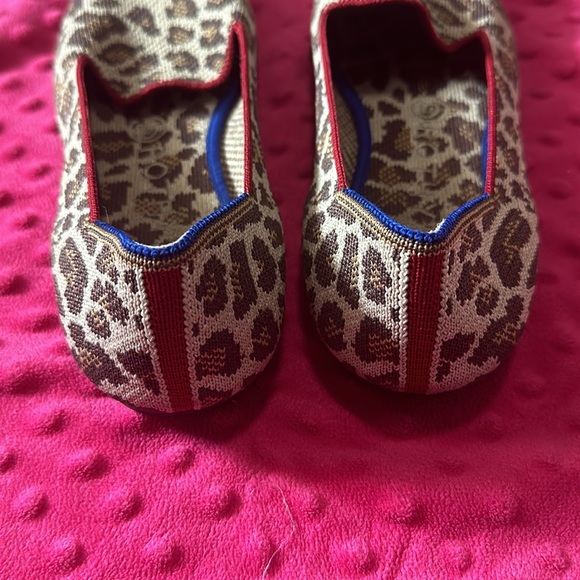 Rothy Mocha Spot Leopard Print Loafer - Picture 3 of 5